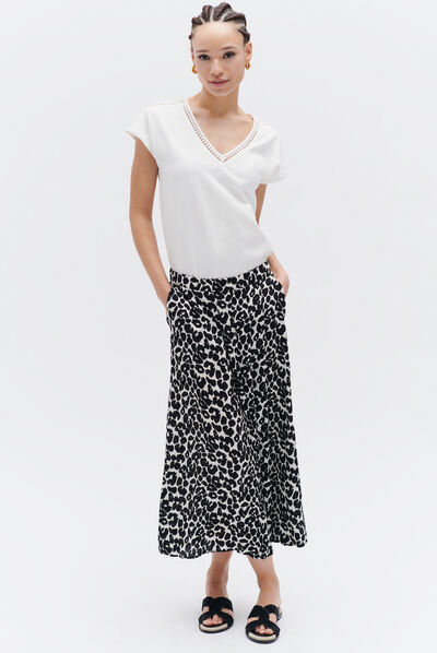 jupe santana noir femme