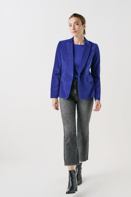 blazer aurora bleu femme