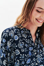 Cparty blouse navy blue woman