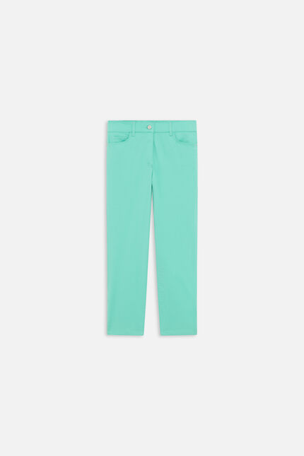 Pantalón pirata mason verde menta mujer