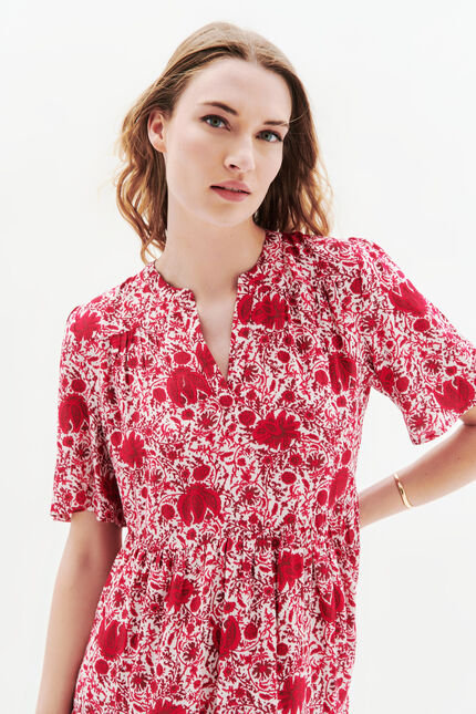 Robe Rpartyc ivoire femme