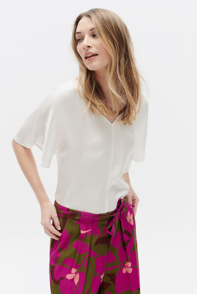 Blusa cselma marfim mulher