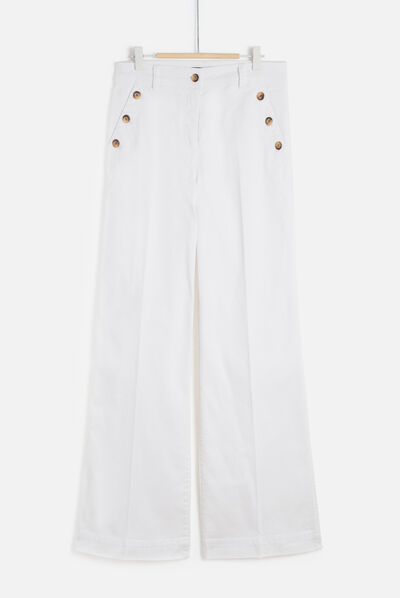 pantalon bosco blanc femme