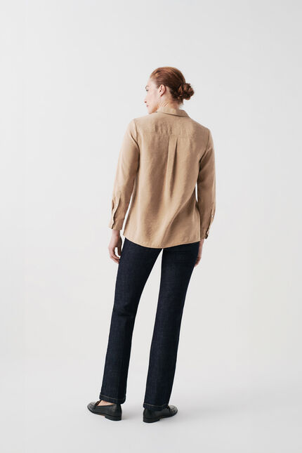 Chemise calyson beige femme