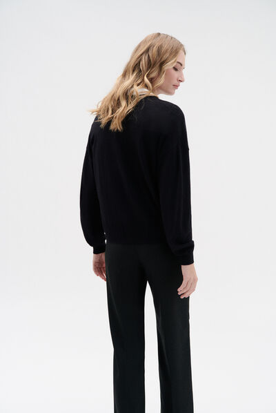 gilet valeria noir femme