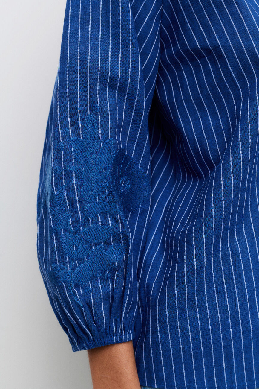 Chemise Caubierayee bleu marine femme