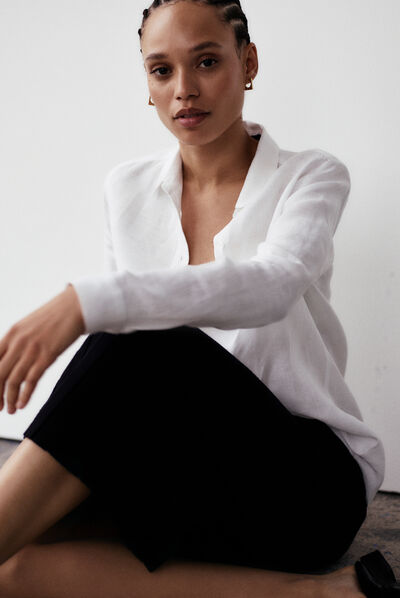 chemise brenda blanc femme