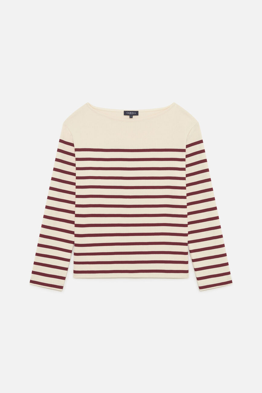 T-shirt Tcassandre rosso bordeaux donna