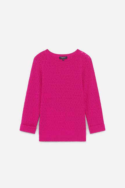 maglione mjulietta rosa fucsia donna