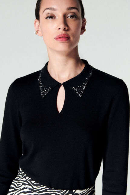 maglione msarah nero donna
