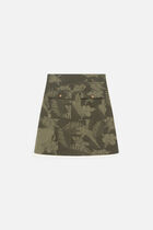 Jane skirt khaki green woman