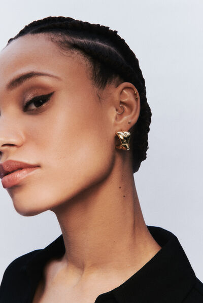Pendientes Evely oro mujer