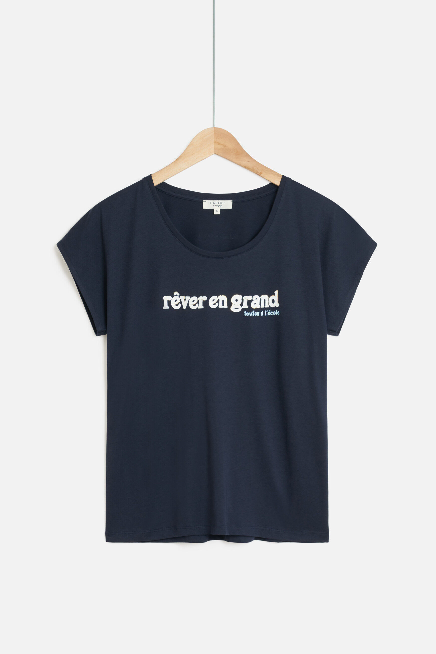 tshirt tolivia bleu marine femme