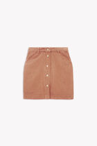 Skirt jacotte camel woman