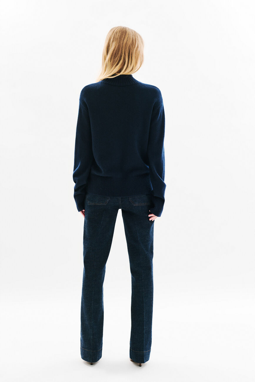 Mcamelia sweater navy blue woman