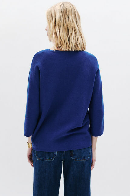 maglione mbobby elektroblau donna