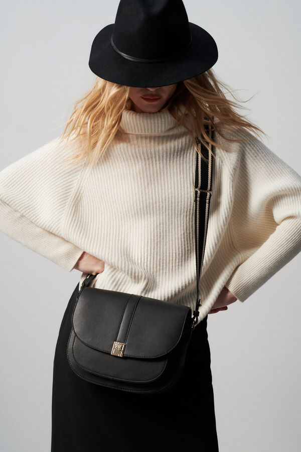 Sierra en cuir naturel tas zwart vrouw