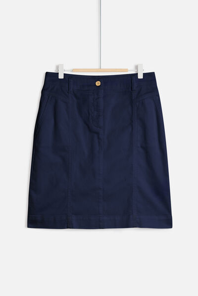 Jupe lazuna b bleu marine femme