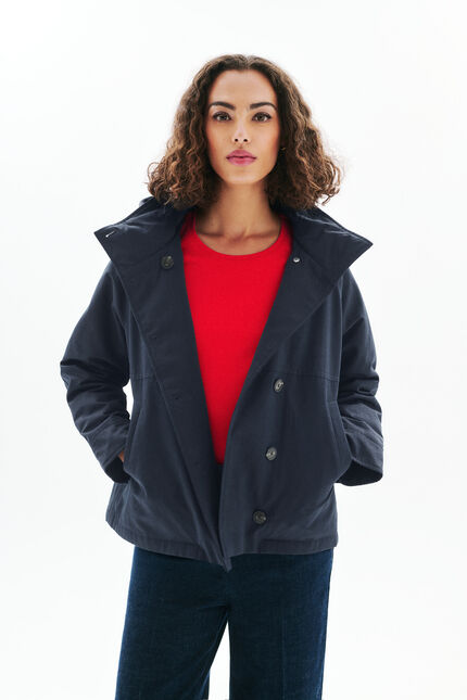 Parka Ginie azul marino mujer