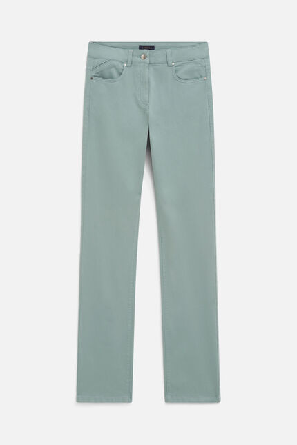 pantalon droit darling vert clair femme