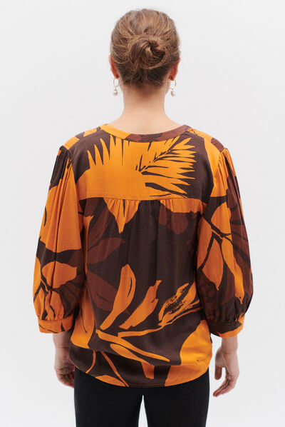 chemise irina marron fonce femme