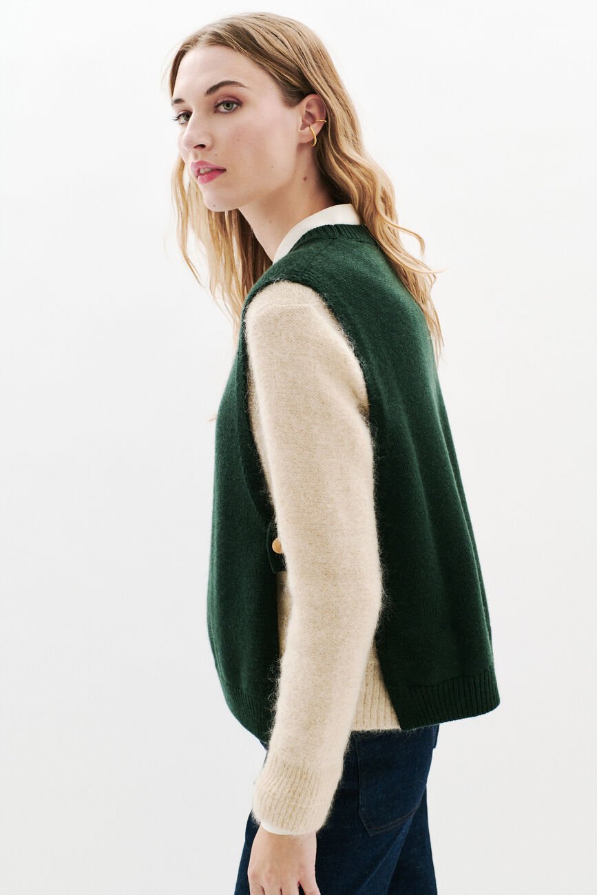 poncho hevy vert fonce vrouw poncho hevy vert foncé vrouw