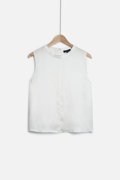 blusa grace marfil mujer