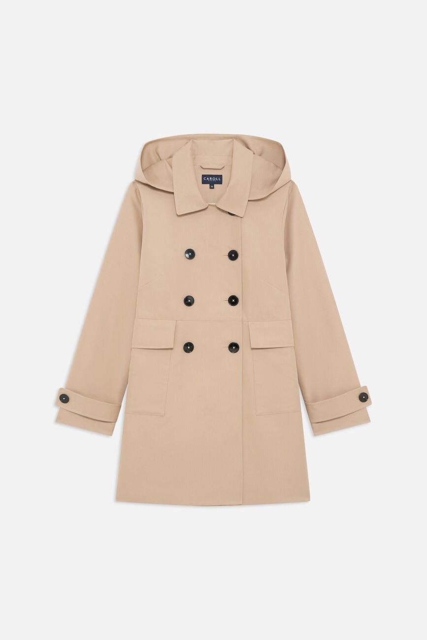 Manteau Glamour sable femme
