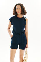Tlouane t-shirt navy blue woman