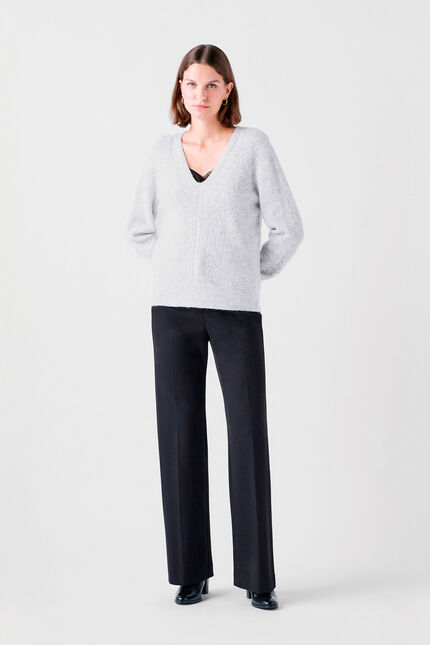 Pull Mpsencer gris clair femme