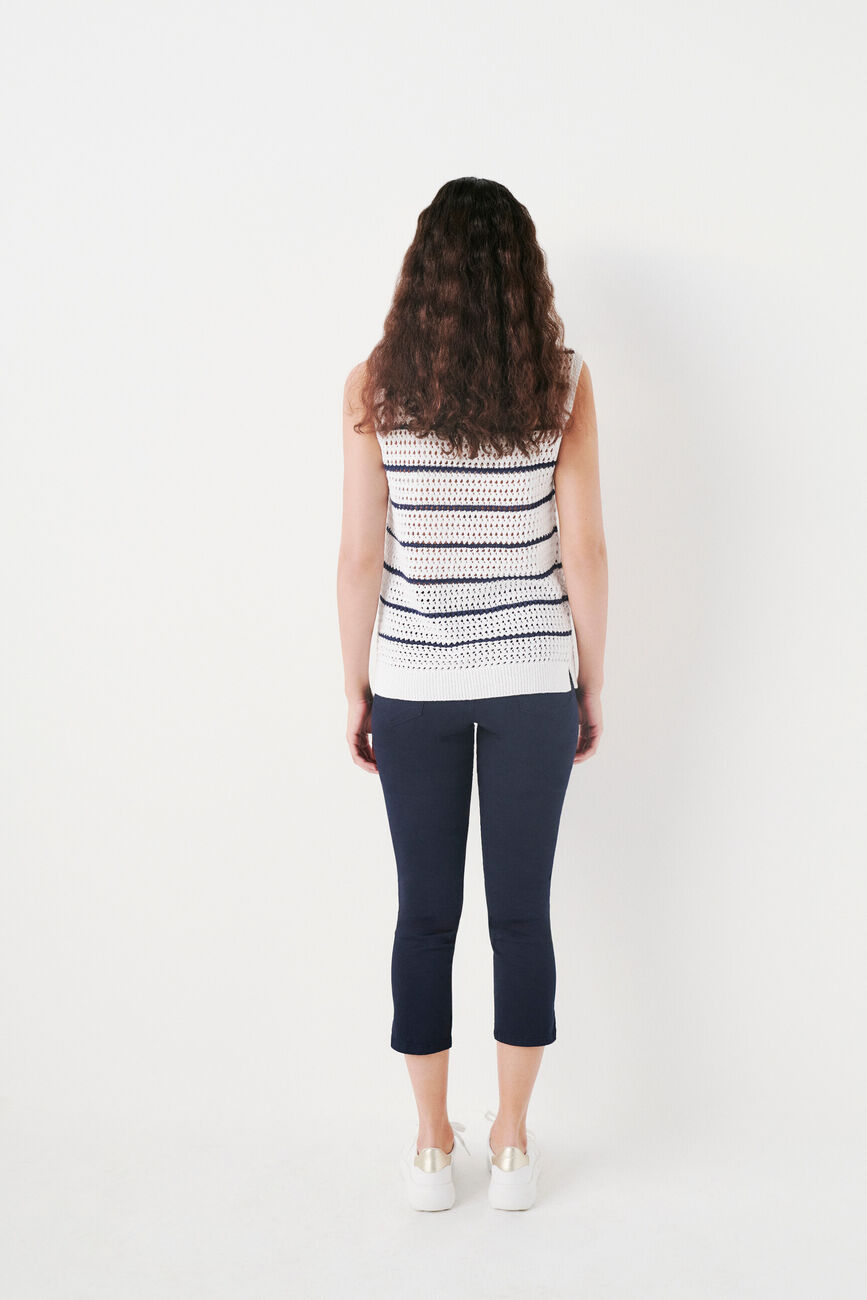 Pull mkaren blanc femme