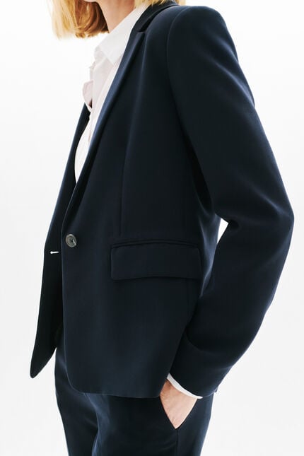 Vantea blazer navy blue woman