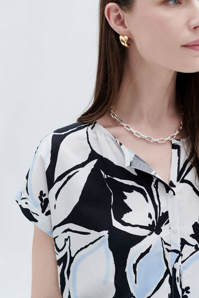 Camisa colombes preto mulher