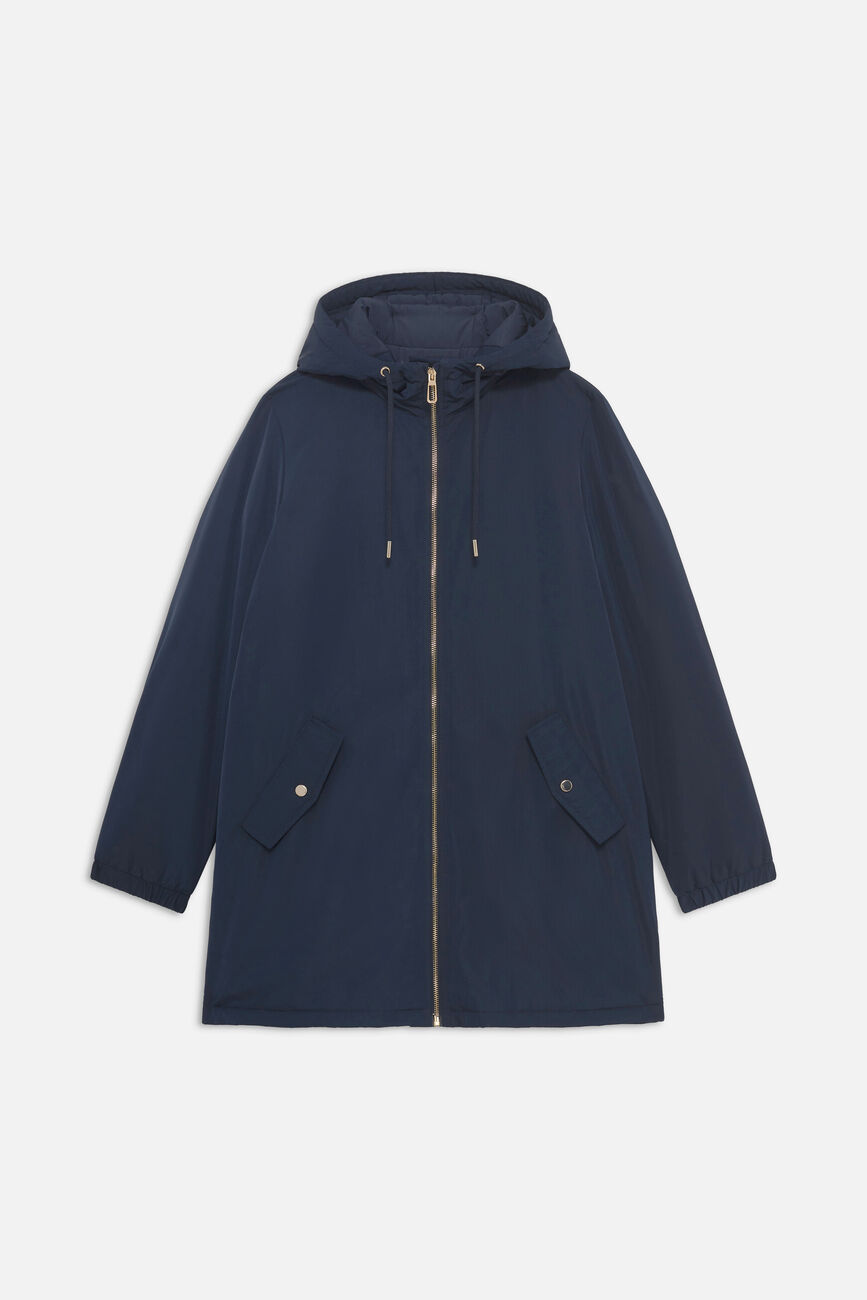Parka grenouille bleu marine femme