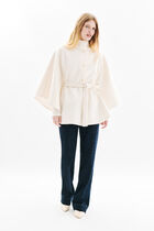 Hacaro poncho cream woman