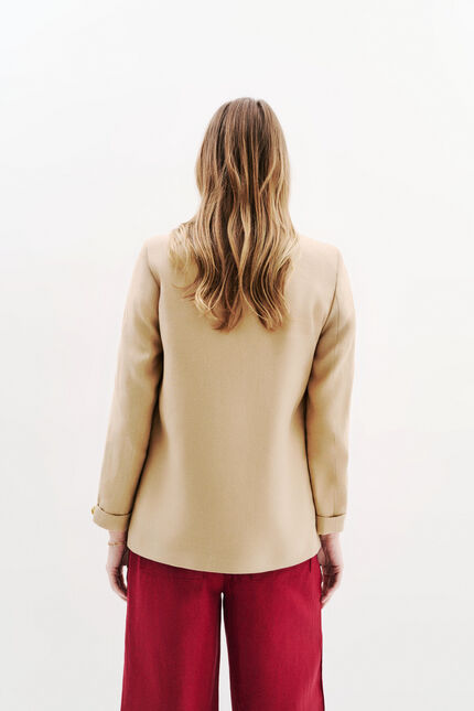 Blazer Randine zand vrouw