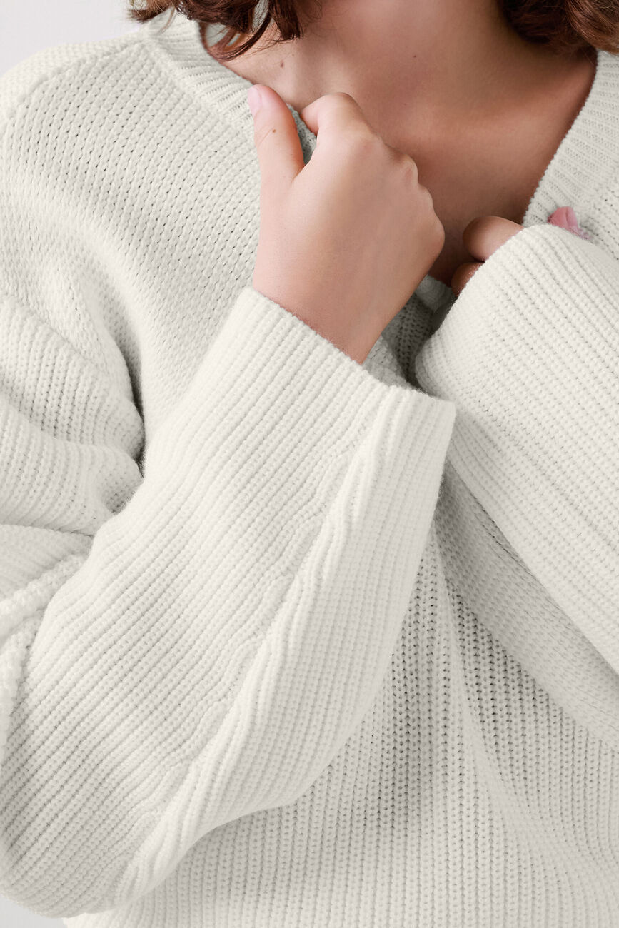 mjeffrey sweater ivory woman