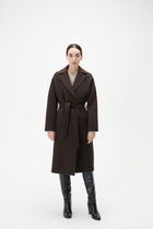 Gapitra coat dark brown woman