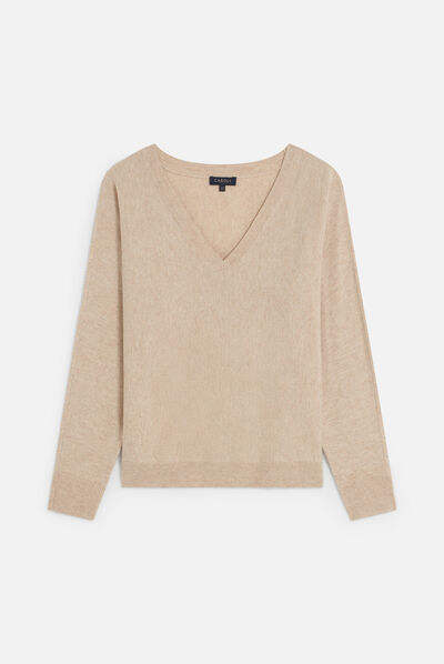 Pull malwen marron femme