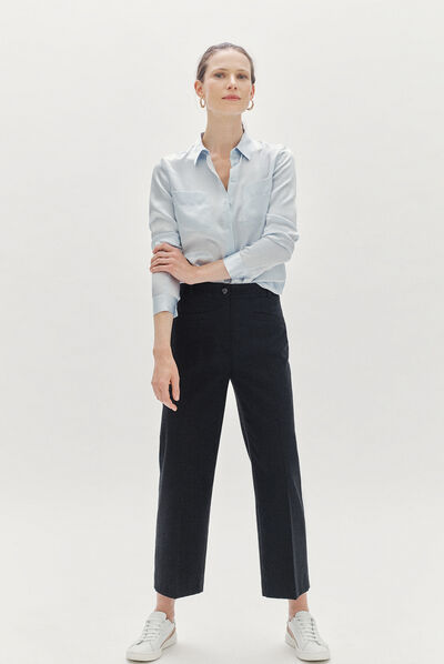 pantalon boris noir femme