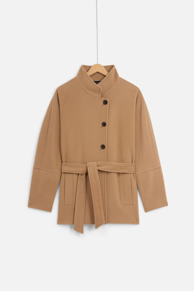 manteau calvi camel femme