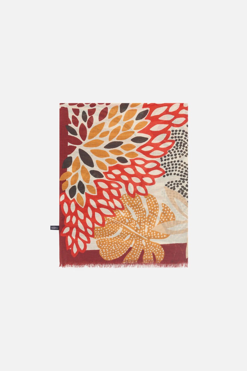 Lois scarf burgundy woman