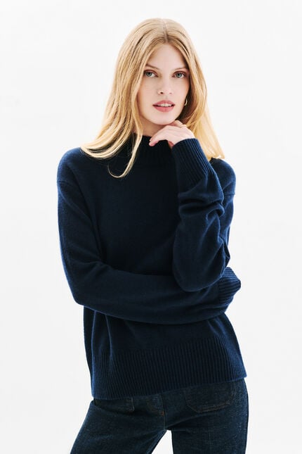 Mcamelia sweater navy blue woman