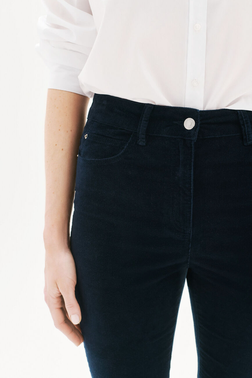 Pantalon pchicagov bleu marine femme