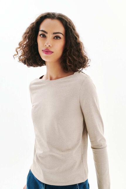 T-shirt Tjade sable femme