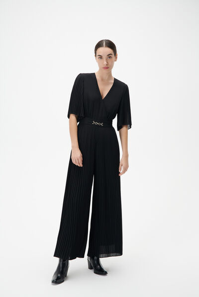 Pantalón Paulette negro mujer