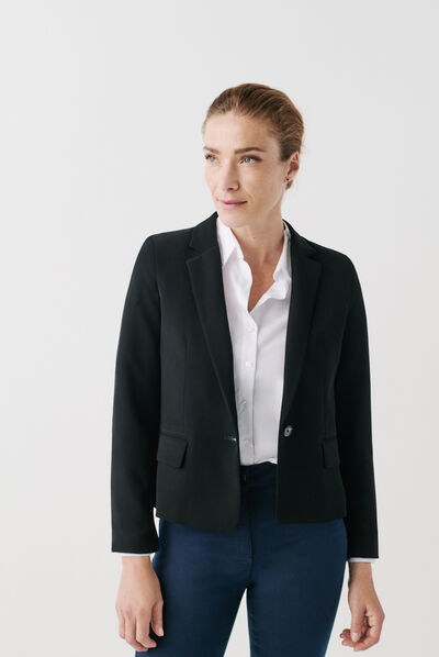 Blazer vanteac nero donna