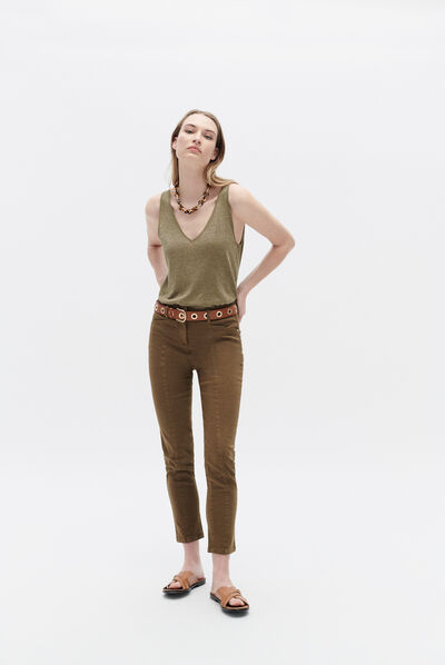 Pantalon palford vert olive femme