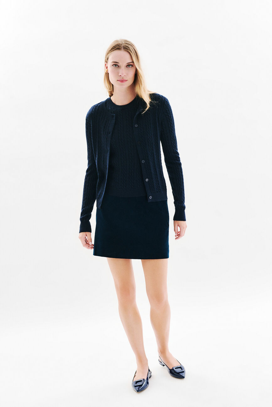 Gilet Mjules bleu marine femme