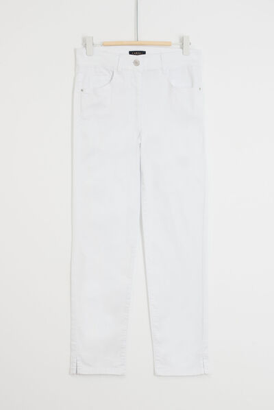 pantacourt mason blanc femme